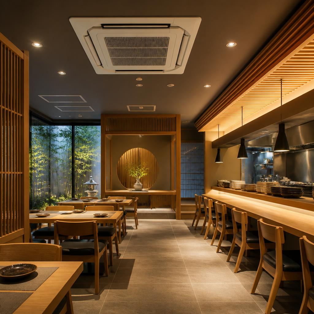 京都府の飲食店向け！エアコンリニューアルで快適な食事環境を提供します
